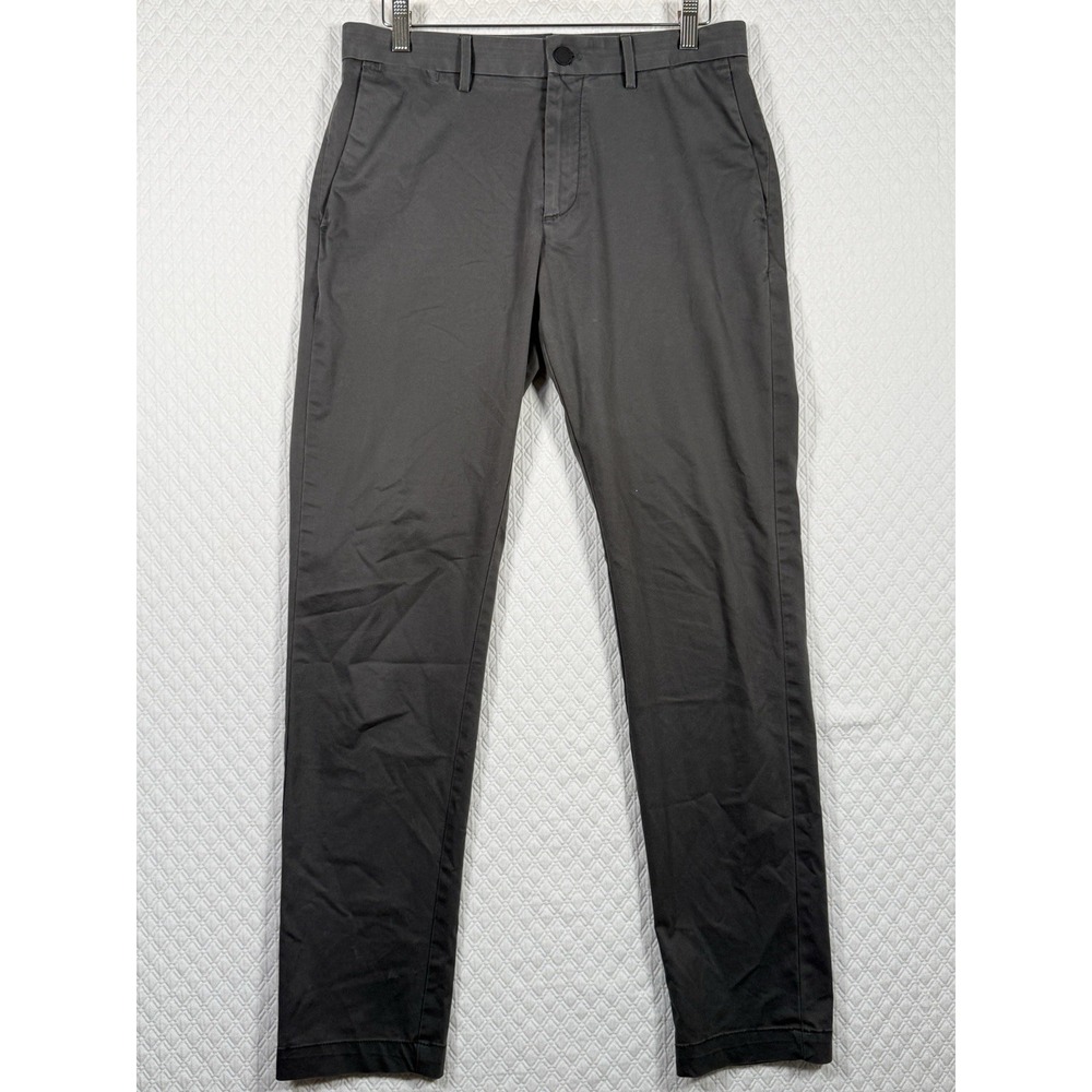 Banana Republic Rustic Men Pants Fits 31x31 Gray Chino Slim Fit Straight Zip